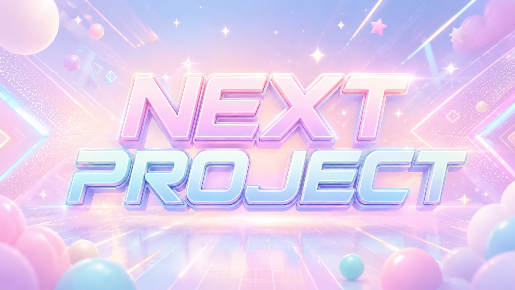 パステルカラーで描かれたNEXT PROJECTのビジュアル